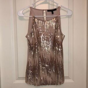 Sparkly tank top blouse